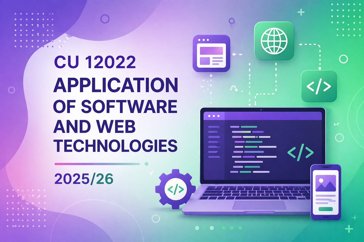 CU 12022 Application of Software and Web Technologies - 2025/26