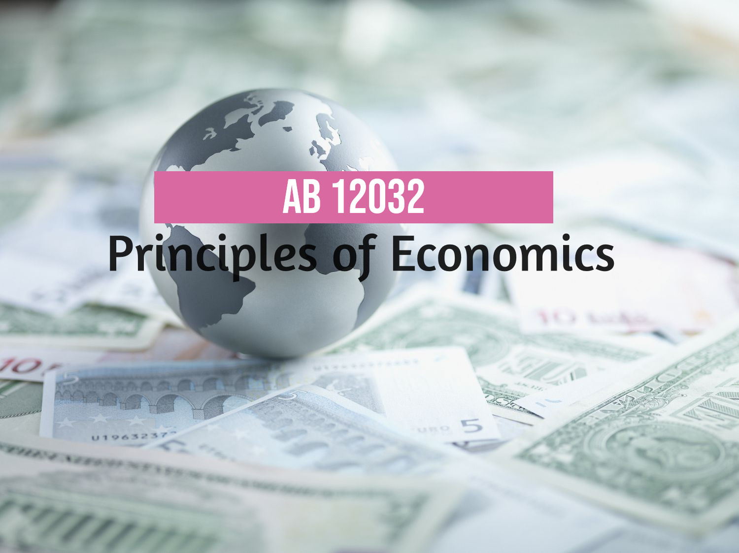 AB 12032 Principles of Economics - 2022/23