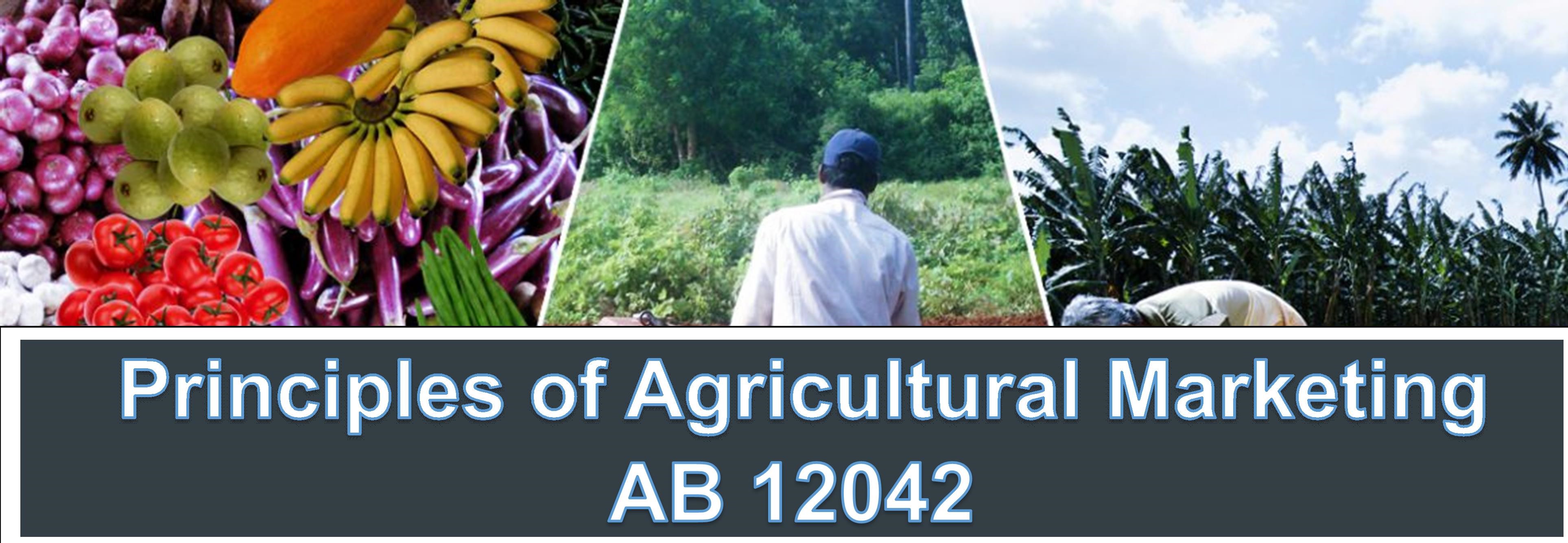AB 12042 Principles of Agricultural Marketing - 2022/23