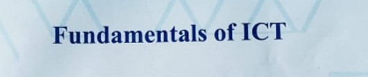 FBM 12123 Fundamentals of ICT - Intake 01